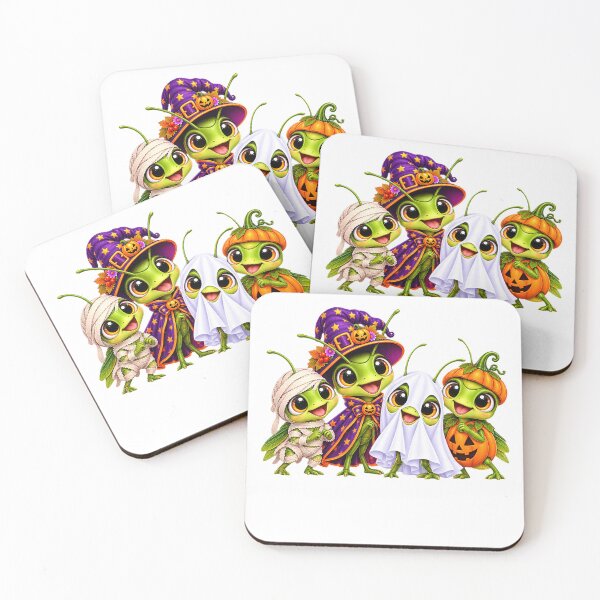 Item preview, Grasshopper Pumpkin Halloween grasshoppers designed and sold by QuiteOrbit.