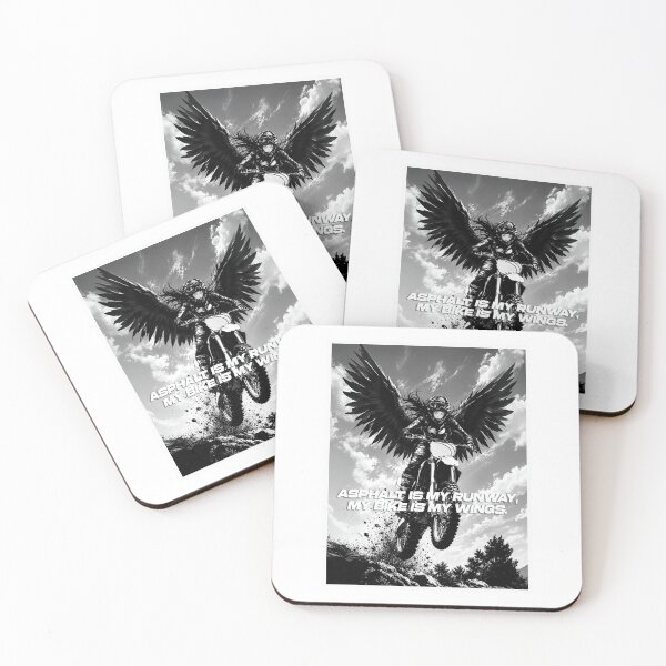 Item preview, Logo featuring a cute girl riding a motocross bike, for speed enthusiasts. #5 designed and sold by UrbanTRIP.