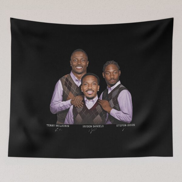 Item preview, Terry McLaurin Jayden Daniels Stefon Diggs Vintage Photo designed and sold by BrianCook30380.