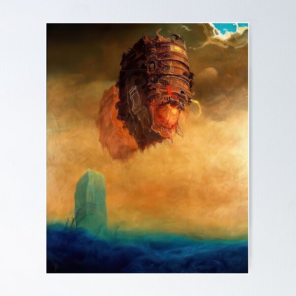Item preview, zdzisław beksiński - untitled Zdzislaw Beksinski - Zdzislaw Beksinski canvas designed and sold by stevengrossman.