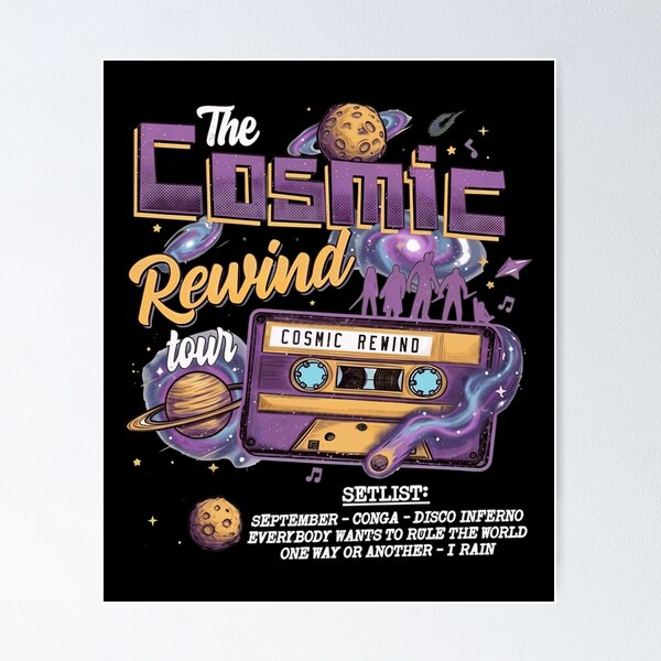 Item preview, The Cosmic Rewind Tour Retro Cassette designed and sold by JasonGrav33650.