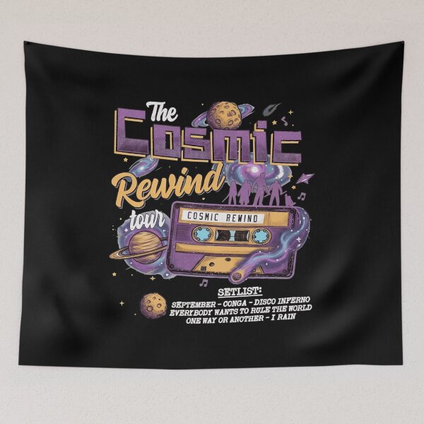 Item preview, The Cosmic Rewind Tour Retro Cassette designed and sold by JasonGrav33650.