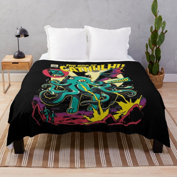 Item preview, The Rise of Cathulhu Cat Cthulhu Wings Tee designed and sold by AndrewGon64544.