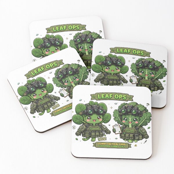 Item preview, Leaf Ops Cute Tactical Lettuce Squad designed and sold by Fort Chiswell Trading Company.
