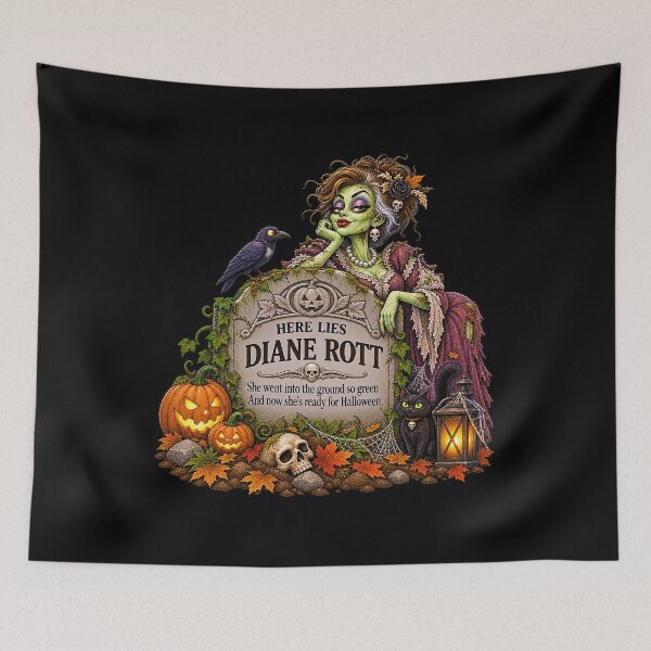 Item preview, ⚡HAUNTED TOMBSTONE COLLECTION - Diane Rott - dark version designed and sold by WheelieGdArt.