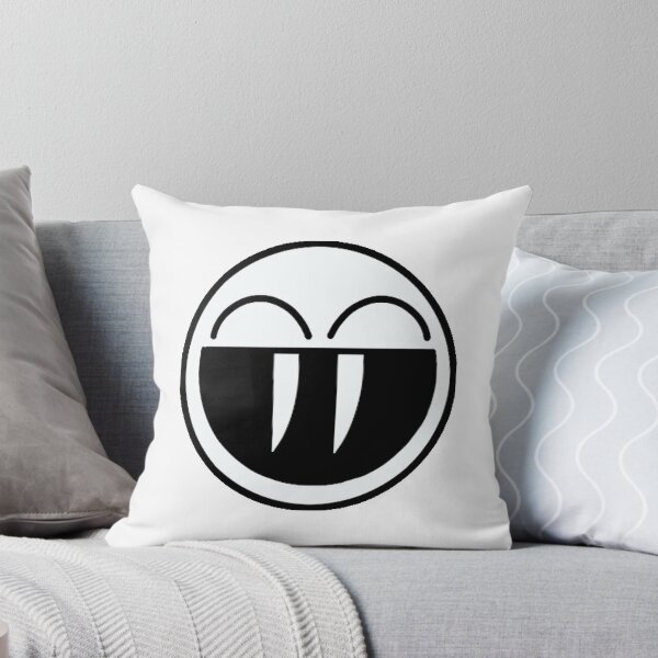 Item preview, fang emoji - black n white designed and sold by motherbrainart.