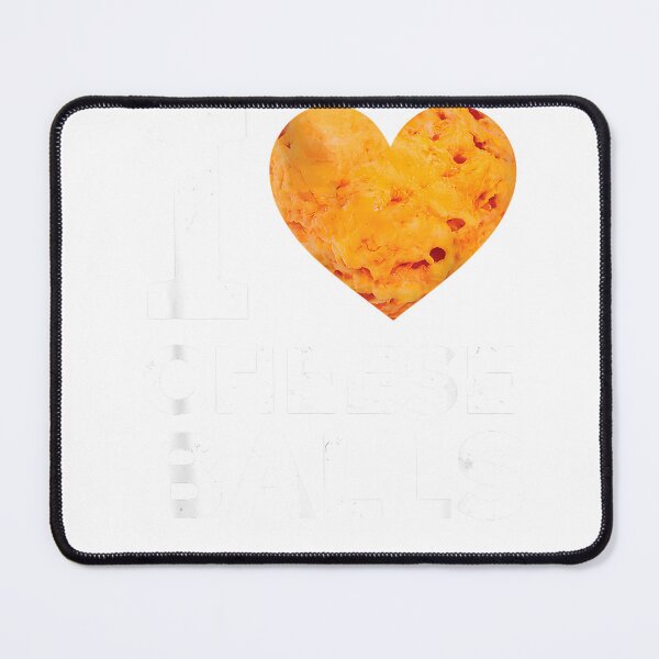 Item preview, I Love Cheese Balls Funny Cheeseball Snack Food Lover T-Shirt designed and sold by gidget-gadget.