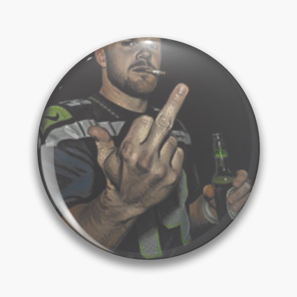 Item preview, Funny Meme Design Featuring Sam Darnold Gesture in Black and White designed and sold by Sam te Kiefte.