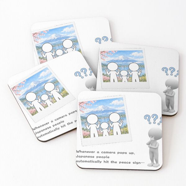 Item preview, Why Do Japanese Peace Sign for Photos? - Culture Shock Pictogram designed and sold by japan-picto.