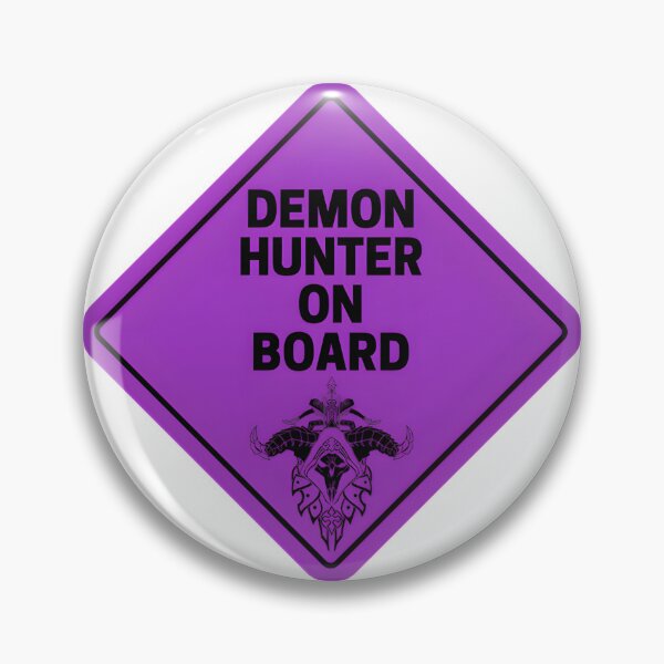 Item preview, Demon Hunter Class Crest Fantasy Emblem Design for Gamers and Fans designed and sold by iClassick92.