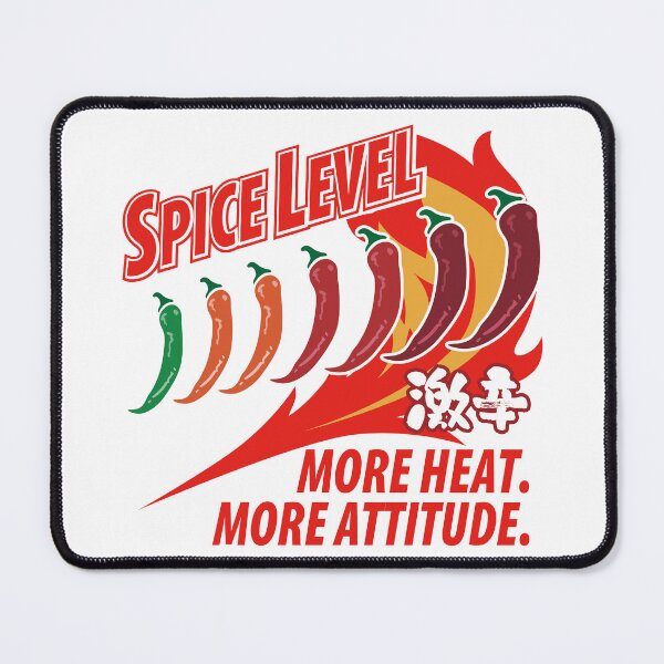 Item preview, Chili Pepper Heat Scale – More Heat, More Attitude_WH designed and sold by AckeeWolf.
