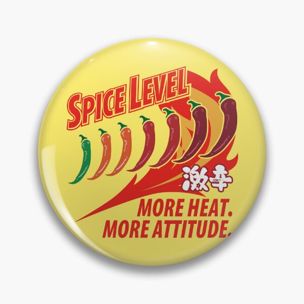 Item preview, Chili Pepper Heat Scale – More Heat, More Attitude_WH designed and sold by AckeeWolf.
