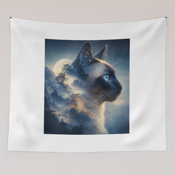 Artikelvorschau, Siamese cat entworfen und verkauft von Artnovalty.redbubble.com.