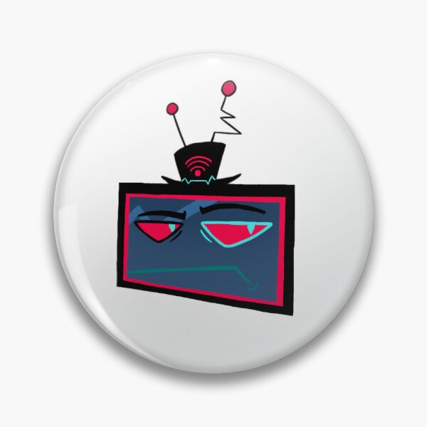 Item preview, Vox head from Hazbin Hotel designed and sold by FailedD3signs.