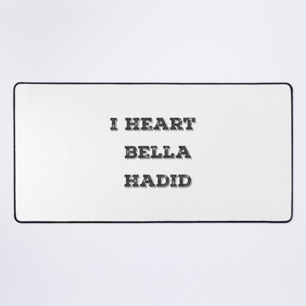 Item preview, I Heart Bella Hadid Graphic Design for Fashion Lovers designed and sold by kryptonite301.