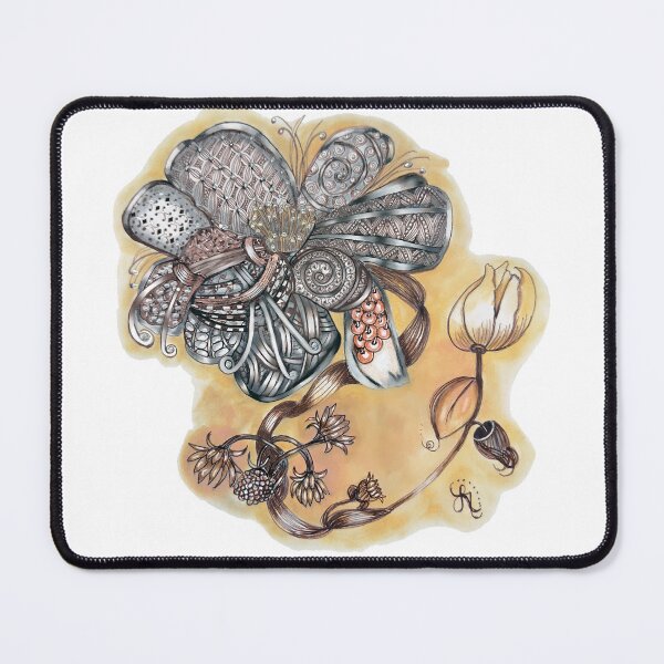 Item preview, Botanical Zentangle Garden – Hand Drawn designed and sold by LorieFossaArt.