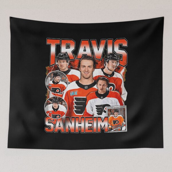 Item preview, Travis Sanheim Philadelphia Flyers Vintage Hockey  designed and sold by MichaelGa37542.