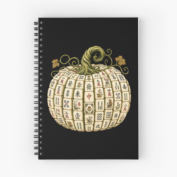 Item preview, Mahjong Pumpkin Fall Autumn Mahjong Chinese Game designed and sold by huyongton.