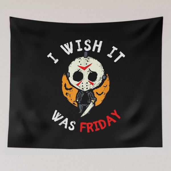 Item preview, I Wish It Was Friday Funny Scary Halloween designed and sold by Daisy Grimes.