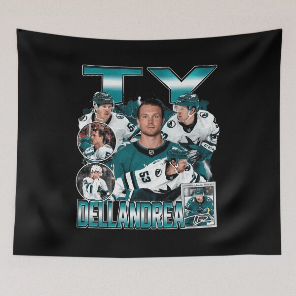 Item preview, Ty Dellandrea San Jose Sharks Hockey Tribute designed and sold by AndrewGon64544.