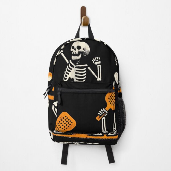 Item preview, Spooky Dink Skeleton Playing Pickleball Halloween designed and sold by ZariahNey.