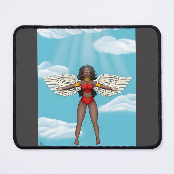 Item preview, Angel of Freedom Artwork Featuring a Radiant Winged Figure Symbolizing Liberation and Hope designed and sold by yerntass.