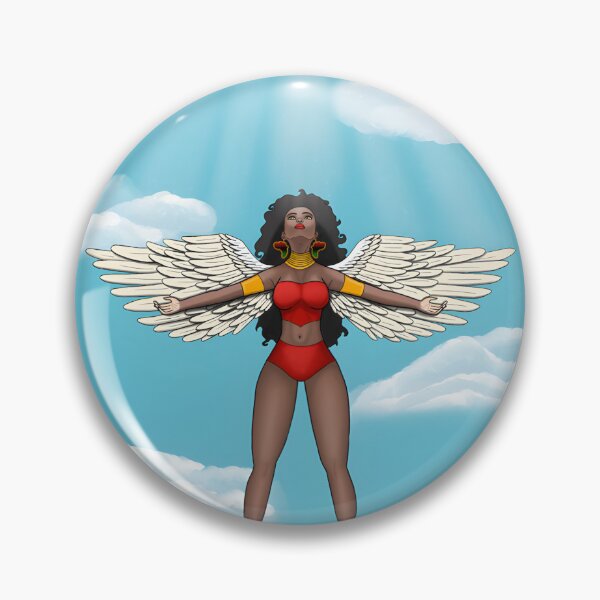 Item preview, Angel of Freedom Artwork Featuring a Radiant Winged Figure Symbolizing Liberation and Hope designed and sold by yerntass.