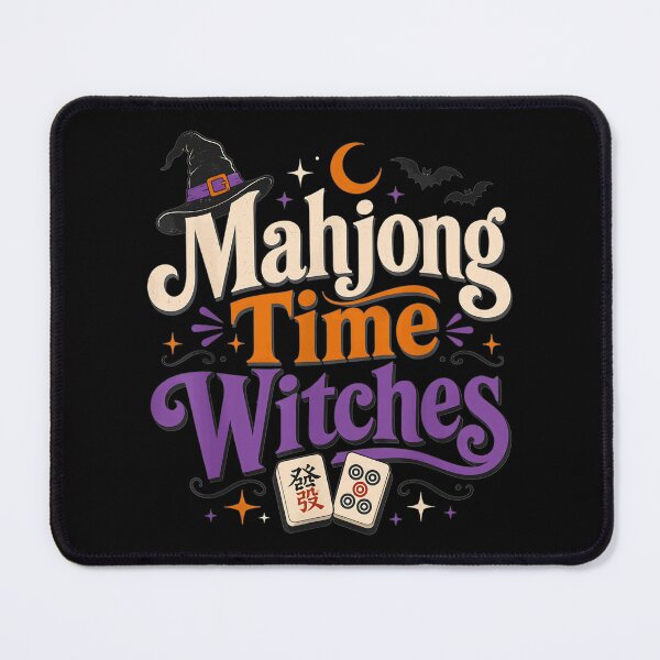 Item preview, Mahjong Time Witches Halloween Design designed and sold by huyongton.