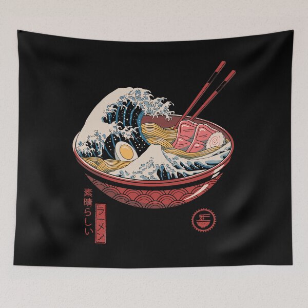 Item preview, Great Ramen Wave designed and sold by burotnskafff.