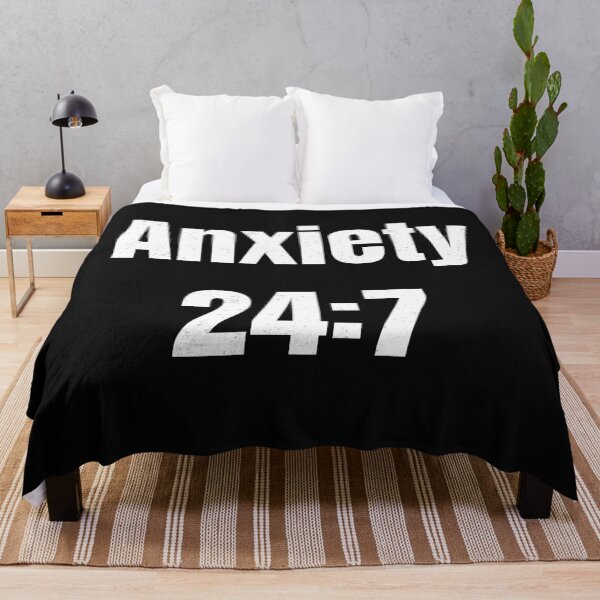 Item preview, Anxiety 24:7 Life Work Religious Humor designed and sold by JaymeOctober.