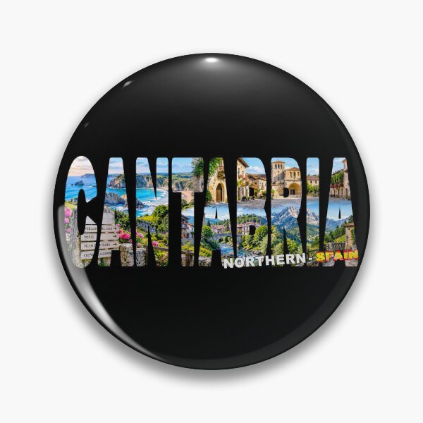 Item preview, CANTABRIA Northern Spain - Tourist Souvenir Sticker Shirt Coastal Towns designed and sold by Adam Gormley.