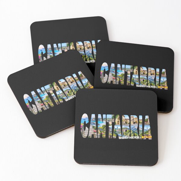 Item preview, CANTABRIA Northern Spain - Tourist Souvenir Sticker Shirt Coastal Towns designed and sold by Adam Gormley.