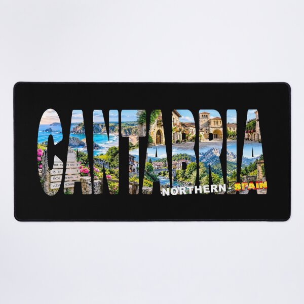 Item preview, CANTABRIA Northern Spain - Tourist Souvenir Sticker Shirt Coastal Towns designed and sold by Adam Gormley.