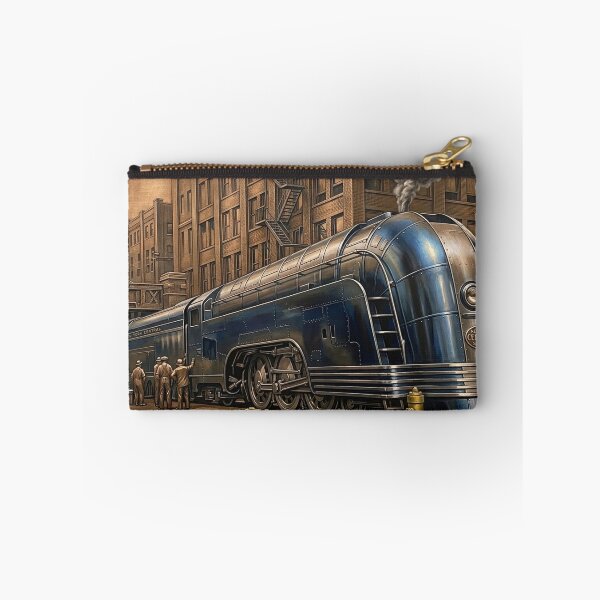 Item preview, New York Central Mercury - Steel & Blue Cityscape designed and sold by CleverCulture.