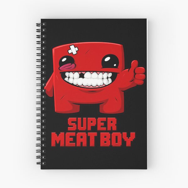 Item preview, Super Meat Boy Grinning Mascot designed and sold by nasr-say.