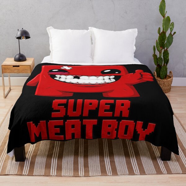 Item preview, Super Meat Boy Grinning Mascot designed and sold by nasr-say.