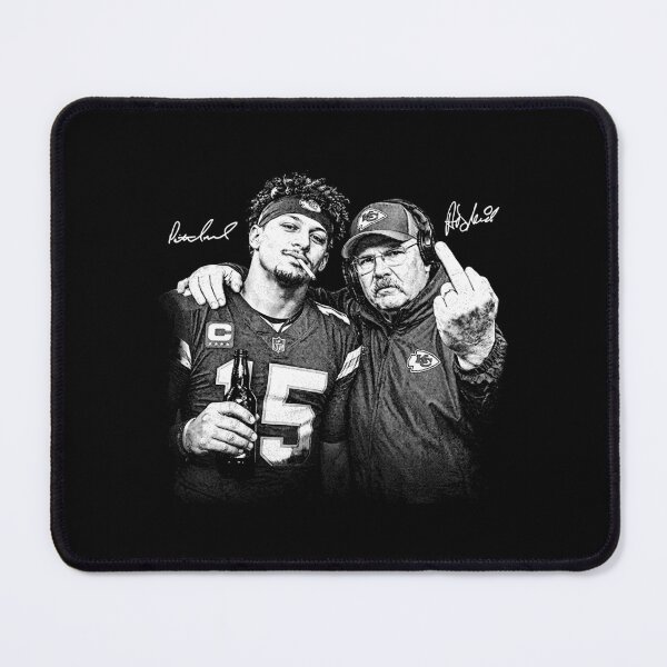 Item preview, Mahomes Andy Reid Middle Finger Football designed and sold by amelia5zebq2.
