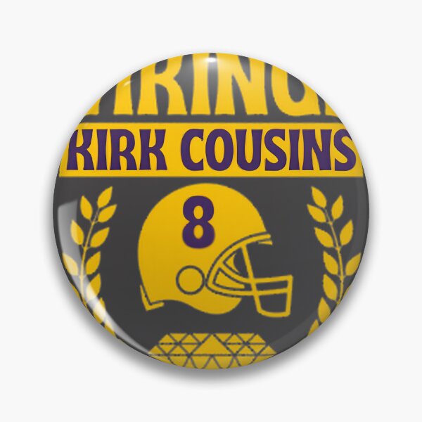 Item preview, Minnesota Vikings Kirk Cousins Football Helmet Design for Fans designed and sold by Sam te Kiefte.