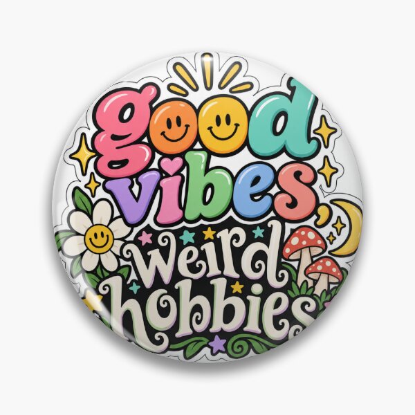 Item preview, Good vibes weird hobbies  designed and sold by GyspySoulStudio.