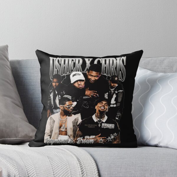 Item preview, Usher x Chris Brown Vintage Retro Hip Hop designed and sold by JasonGrav33650.