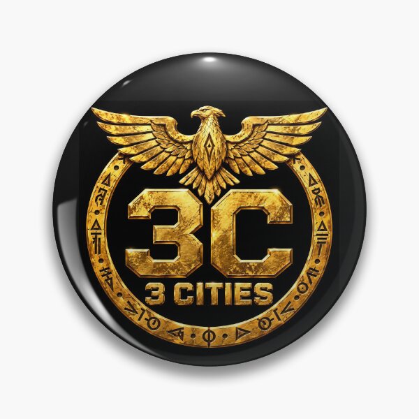 Item preview, 3 Cities - Gold Raven Emblem designed and sold by 3 CITIES.