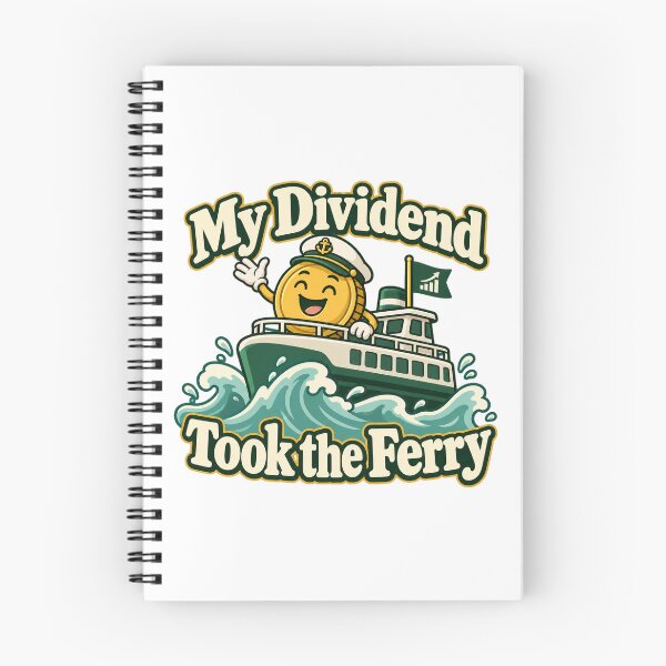 Item preview, My Dividend Took the Ferry Funny Investor Art designed and sold by Bikivuno.