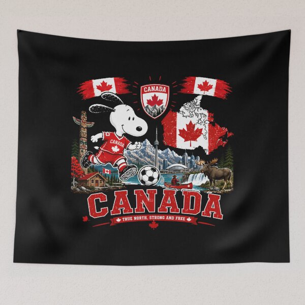 Item preview, Snoopy Canada Team World Cup 2026 designed and sold by MuseArtCo.