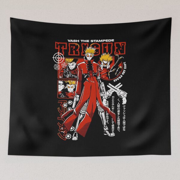 Item preview, Vash the Stampede Trigun Anime Action Manga  designed and sold by MichaelGa37542.