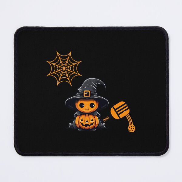 Item preview, Spooky Dink Spooky Halloween Pumpkin Pickleball Witch Wizard designed and sold by ZariahNey.
