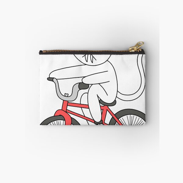 Item preview, mean cat bicycle - white designed and sold by motherbrainart.