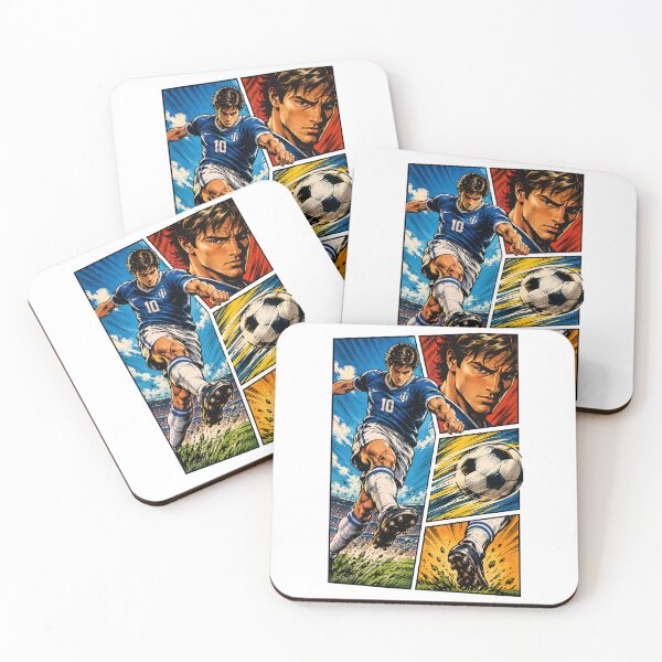 Artikelvorschau, Fußballlegende Manga-Comic-Panel entworfen und verkauft von JonelleTshirts.