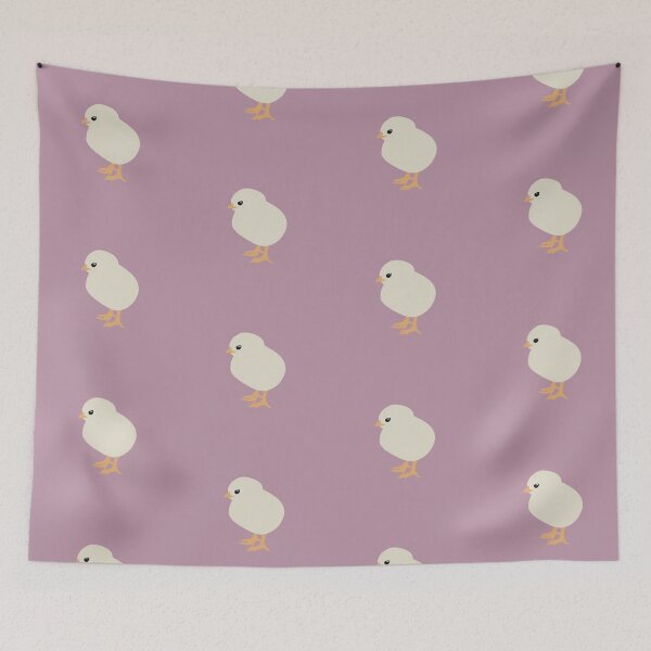 Item preview, Cute Minimalist Chick II on Dusty Mauve Background designed and sold by Nasdigitalart.