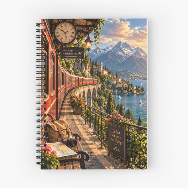 Item preview, Vintage Alpine Train Journey designed and sold by Smoimi.