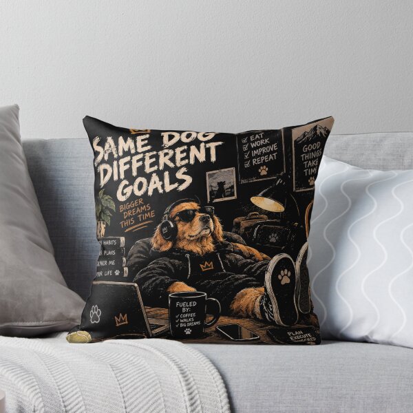 Item preview, Same Dog Different Goals - Cool Golden Retriever Work Discipline Streetwear designed and sold by GenZFashion000.